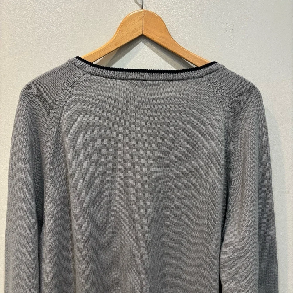 Rhone Crewneck Pullover Knit Gray Sweater Men’s Size XL
